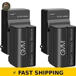 Gvm NP-F750 Dual Battery & Charger Set 4400MAH. Fixed Price $86.99.