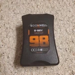 Soonwell B-98V Battery V-mount Used. Fixed Price $58.06.