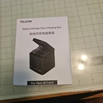 Telesin Battery Storage Charging Box For Gopro Hero 8/7/6/5, GP-BNC-801, Usb. Fixed Price $20.00.