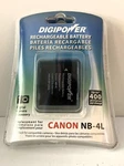 Digipower Rechargeable Battery Replacement NB-4L For Canon Powershot New. Fixed Price $9.99.