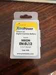 Nikon EN-EL12 1100MAH Li-ion Battery For Coolpix Promaster Xtra Power. Fixed Price $14.00.