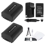 Ultrapro NP-FV50 Replacement 2-PACK Battery And Charger Bundle For Sony Cameras. Fixed Price $29.95.