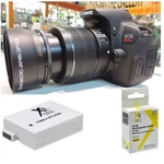 58MM 2X Telephoto Zoom Lens + LP-E8 Battery For Canon Rebel Eos T3I Usa Sell. Fixed Price $52.64.