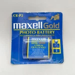 Maxell Gold CR-P2 Vintage Photo Camera 6 Volts Lithium Battery New Box. Fixed Price $14.99.