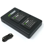 Wasabi Power Battery (2-PACK) And Micro Usb Dual Charger For Panasonic DMW-BCM13. Fixed Price $19.99.