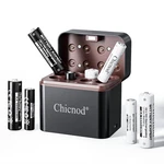 4 Aaa Lithium With Charger, 2BLACK+2WHITE Batteries. Fixed Price $29.80.