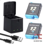 Battery Charger Kit For Hero 12 11 10 9 Black, 2-PACK + Triple. Fixed Price $35.39.