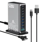 Melasta 520W Usb Charging Station, 8-PORT Fast Charger Block For Multiple D.... Fixed Price $54.00.