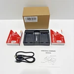 Power Trust 2 Pack EN-EL1 Batteries With Charger For Nikon Cameras. Fixed Price $12.00.