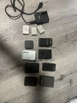 Lot Of 9 Different Camera Chargers And 3 Battery (untested). Fixed Price $42.35.