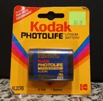 Kodak Photolife (6V Lithium, Model KL2CR5) Battery Factory Sealed. Fixed Price $12.00.