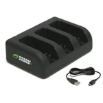 Wasabi Power Triple Usb Battery Charger For Gopro HERO4, HERO3, HERO3+. Fixed Price $11.99.